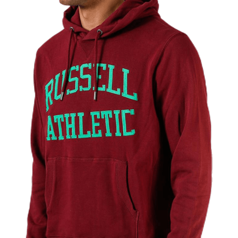 Sweat à capuche emblématique en sergé violet