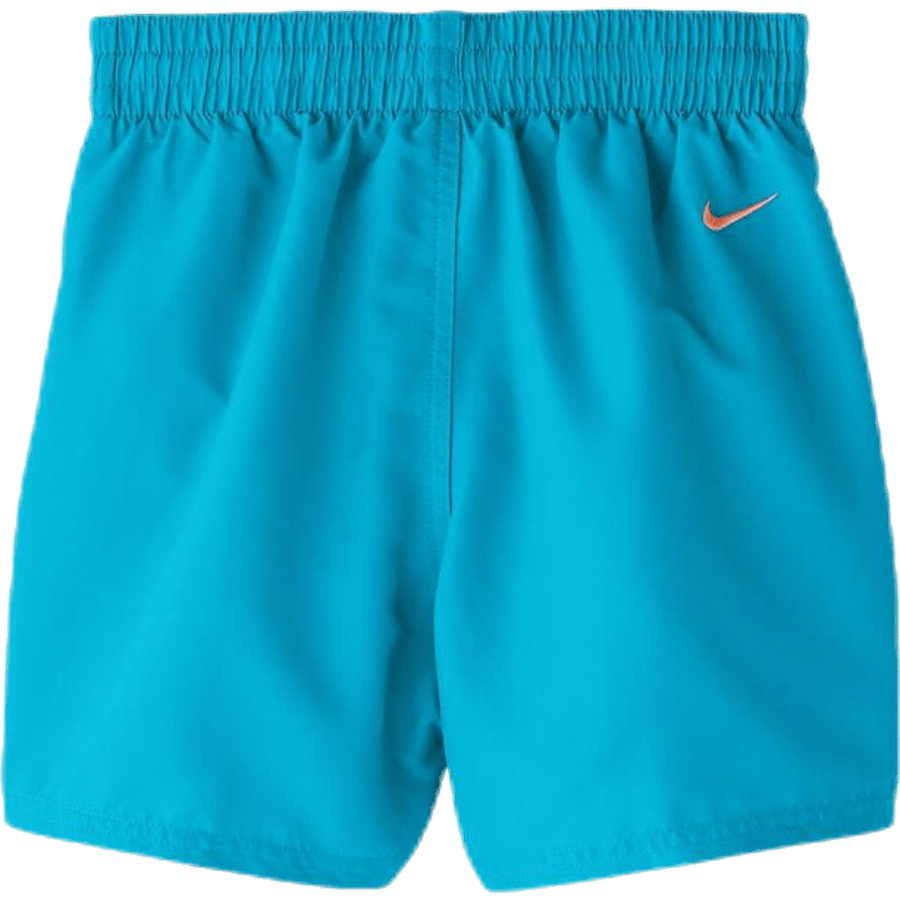 Short de volley 4" Logo Solid Youth Bleu/Orange