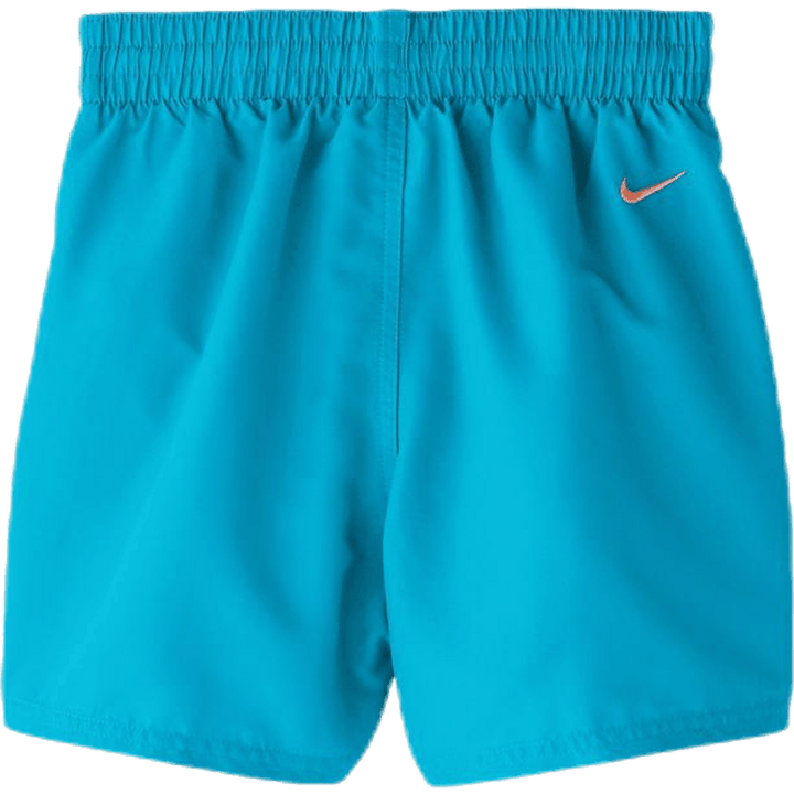 Short de volley 4" Logo Solid Youth Bleu/Orange