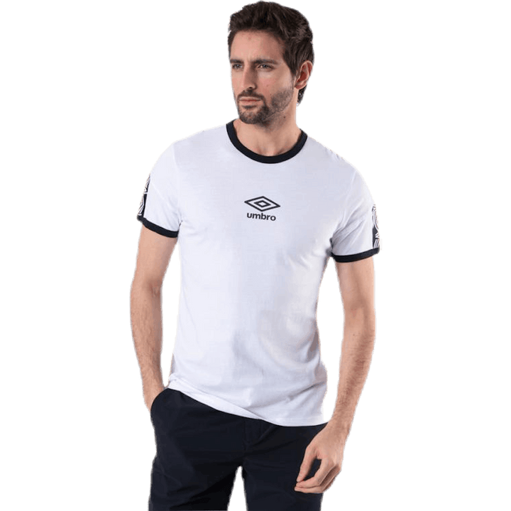 T-shirt blanc avec logo Ringer Tapeed