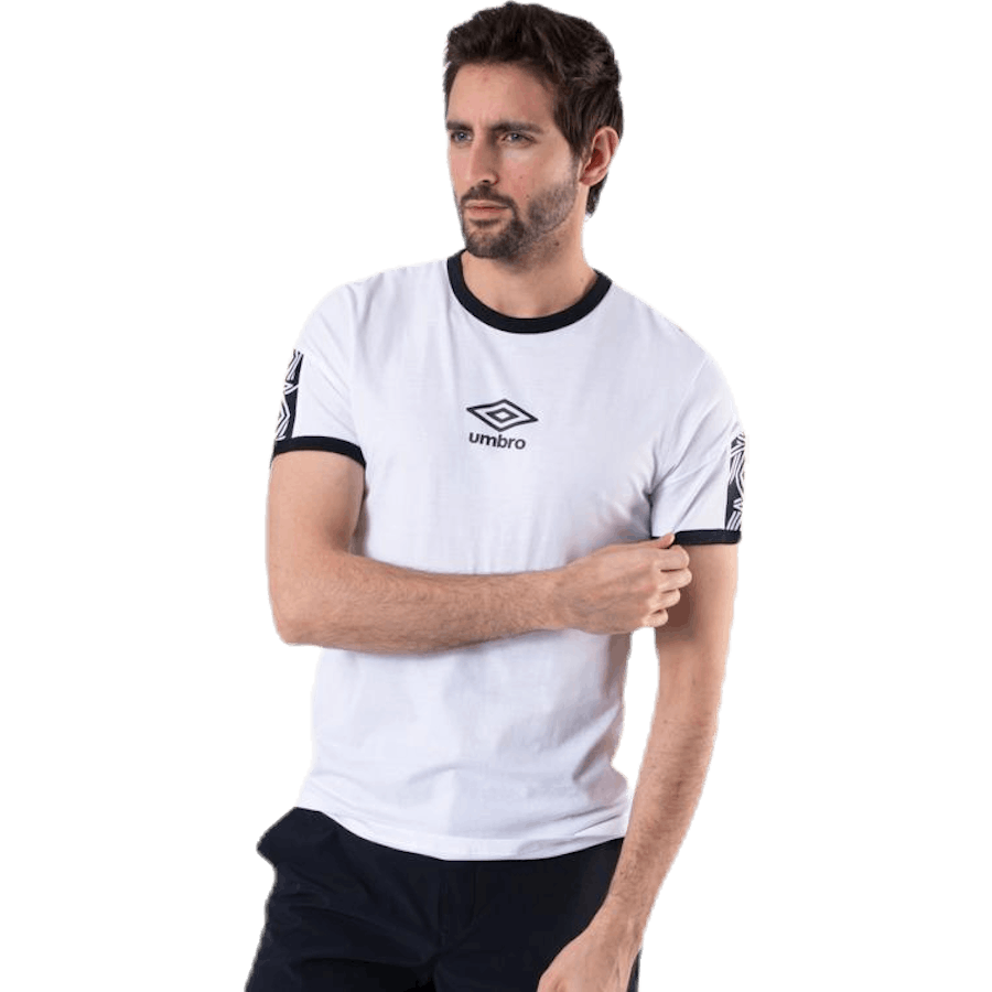 T-shirt blanc avec logo Ringer Tapeed