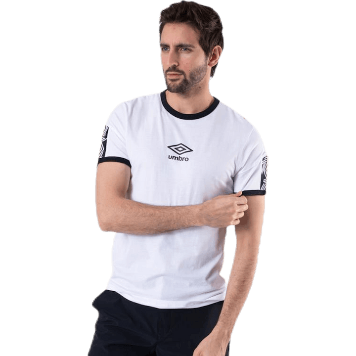 T-shirt blanc avec logo Ringer Tapeed
