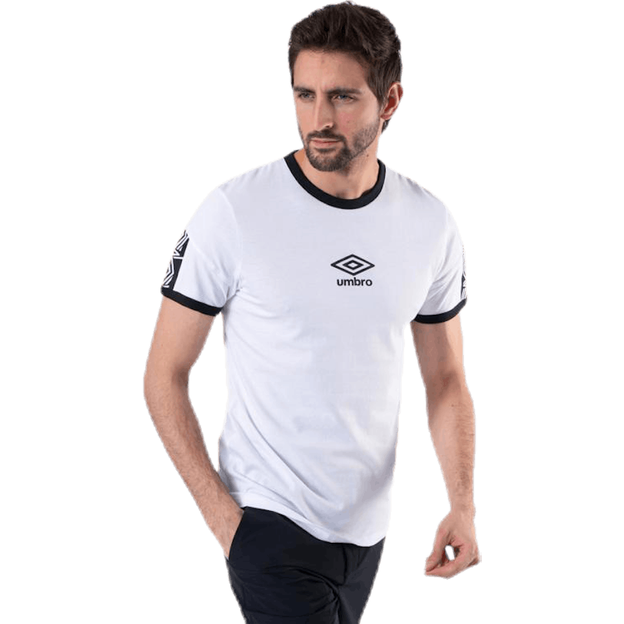 T-shirt blanc avec logo Ringer Tapeed