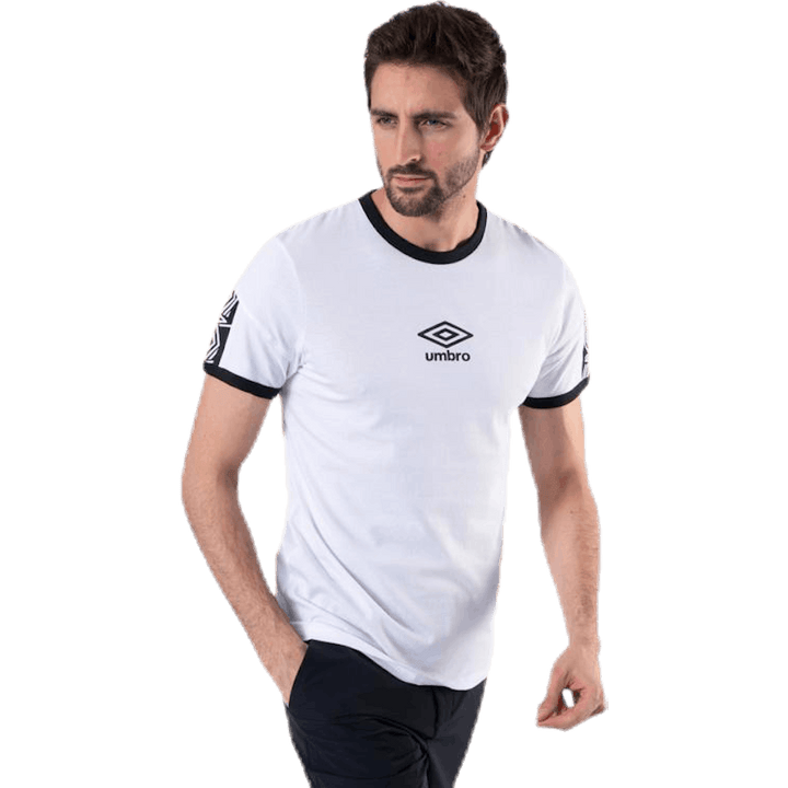 T-shirt blanc avec logo Ringer Tapeed