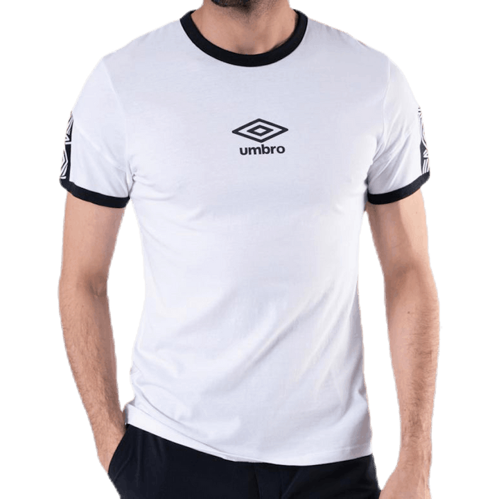 T-shirt blanc avec logo Ringer Tapeed