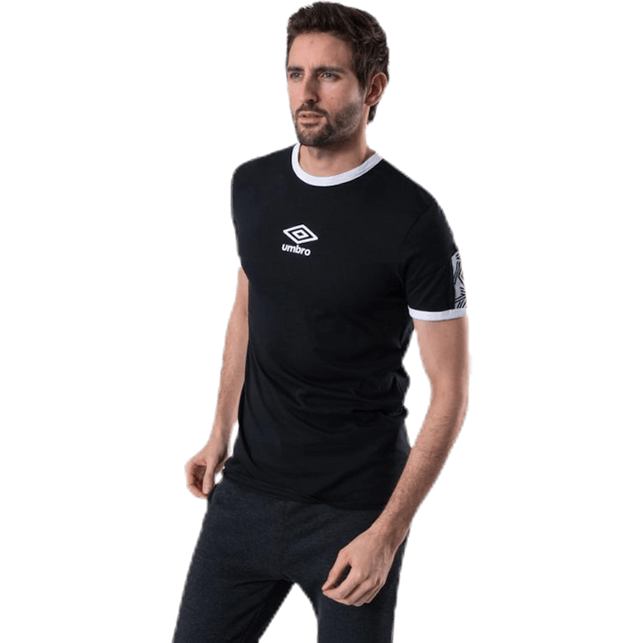 T-shirt noir avec logo Ringer Tape