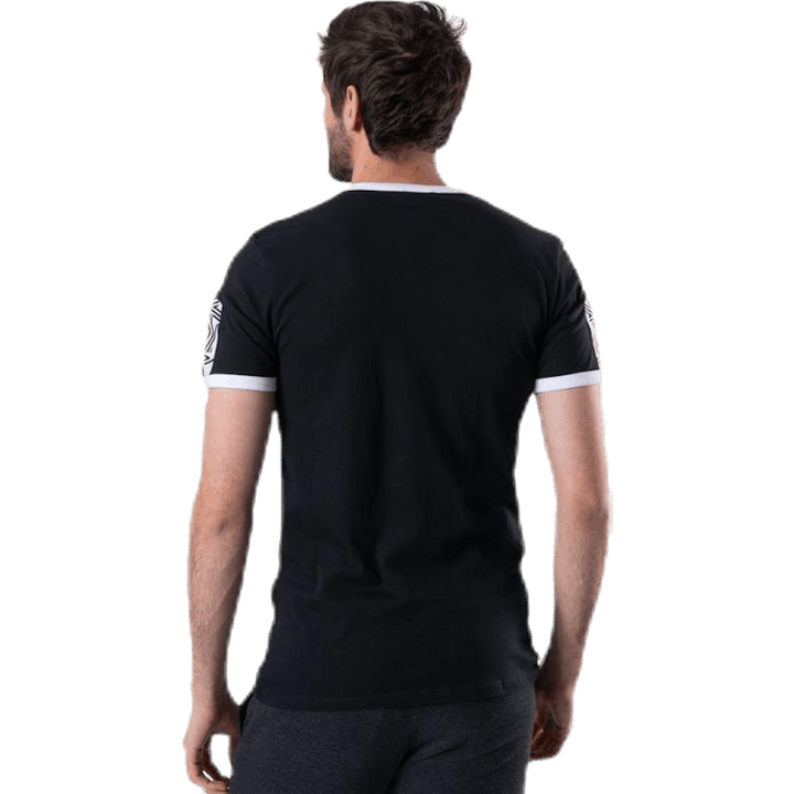 T-shirt noir avec logo Ringer Tape