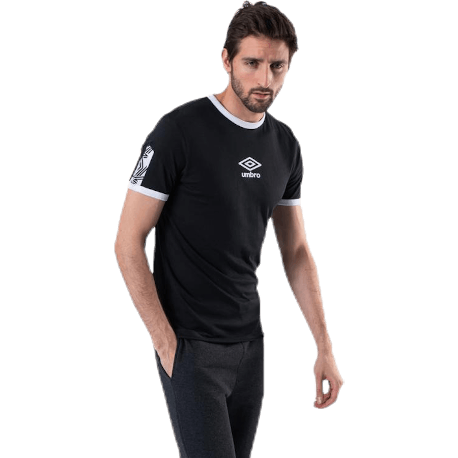 T-shirt noir avec logo Ringer Tape