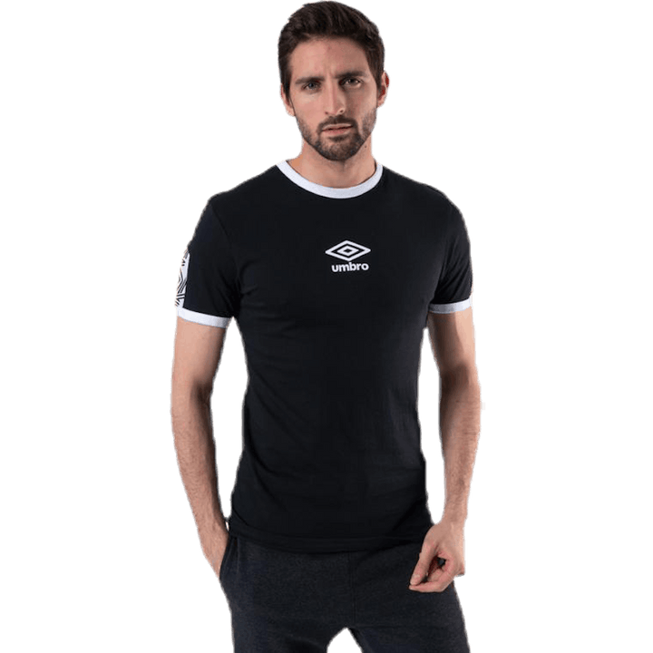 T-shirt noir avec logo Ringer Tape