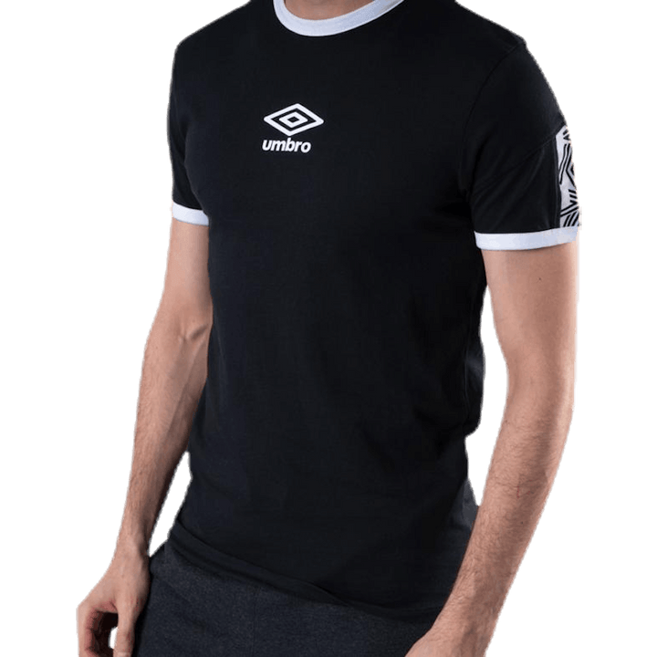 T-shirt noir avec logo Ringer Tape