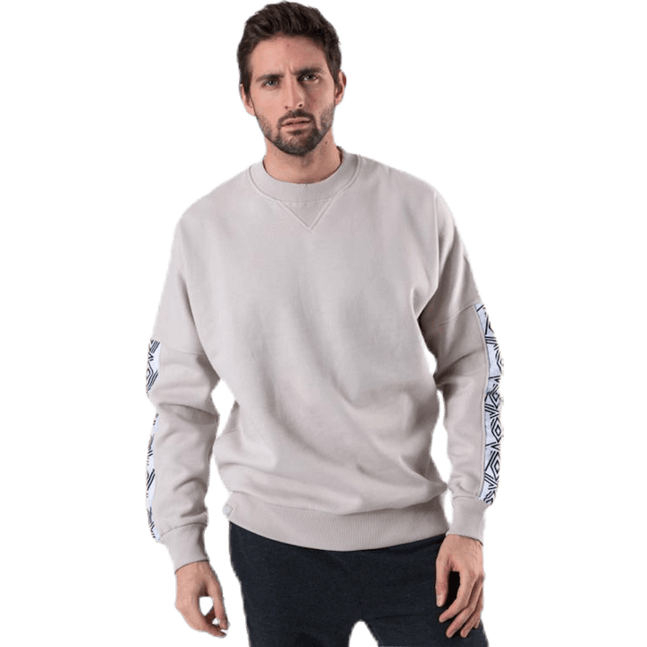 Felpa con spalle nastrate Beige