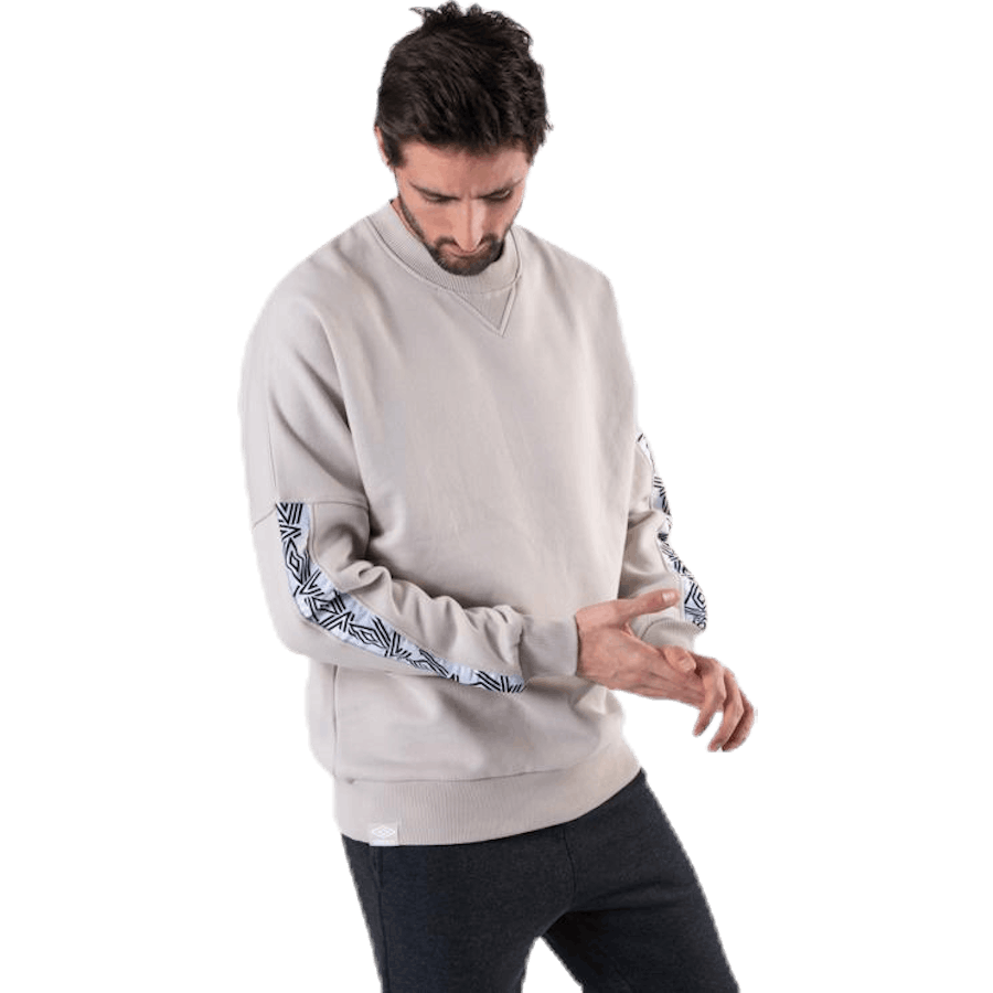 Felpa con spalle nastrate Beige