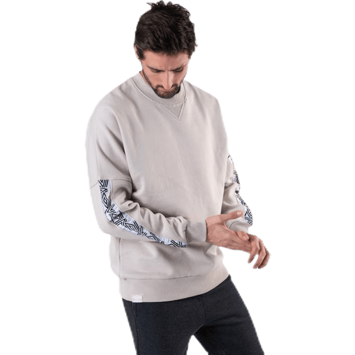 Felpa con spalle nastrate Beige