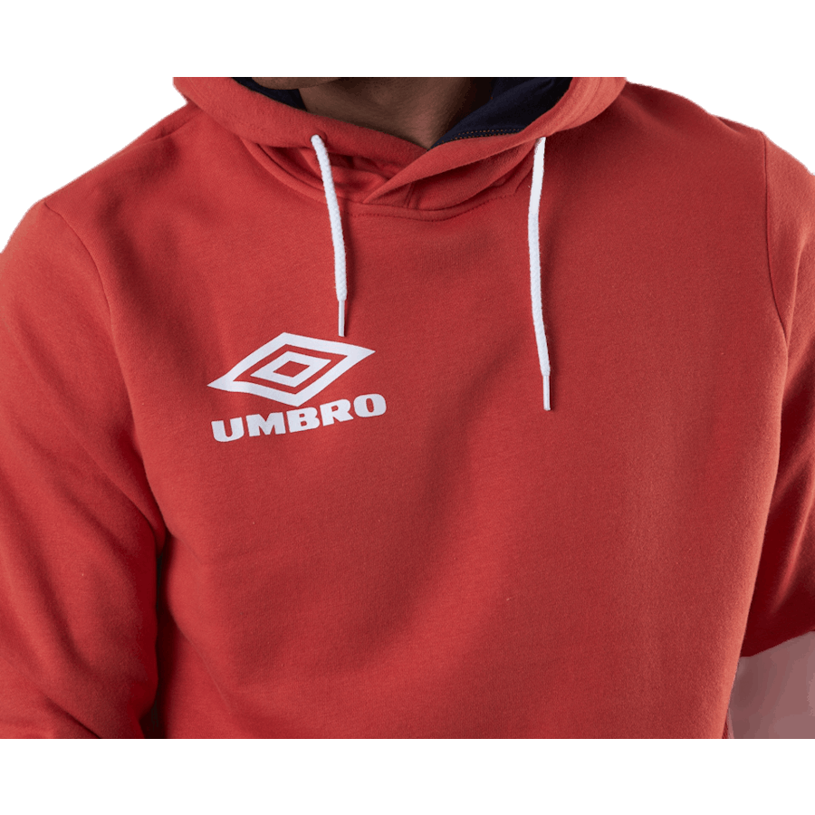 Rankovės Print Hoodie Red