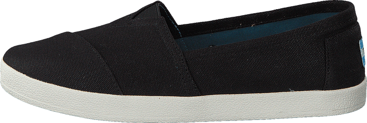 Avlon Slip-On Schwarz beschichtetes Segeltuch