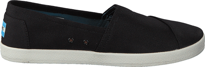 Avlon Slip-On Schwarz beschichtetes Segeltuch