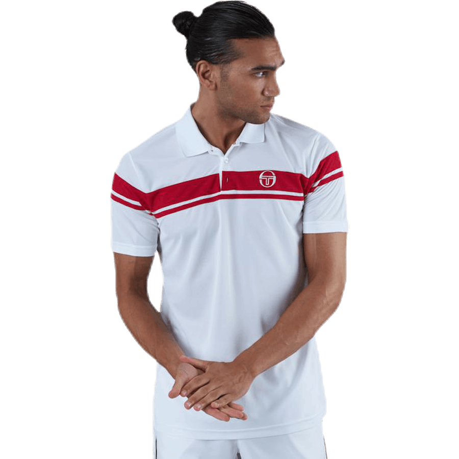 Young Line Pro Polo valge/punane