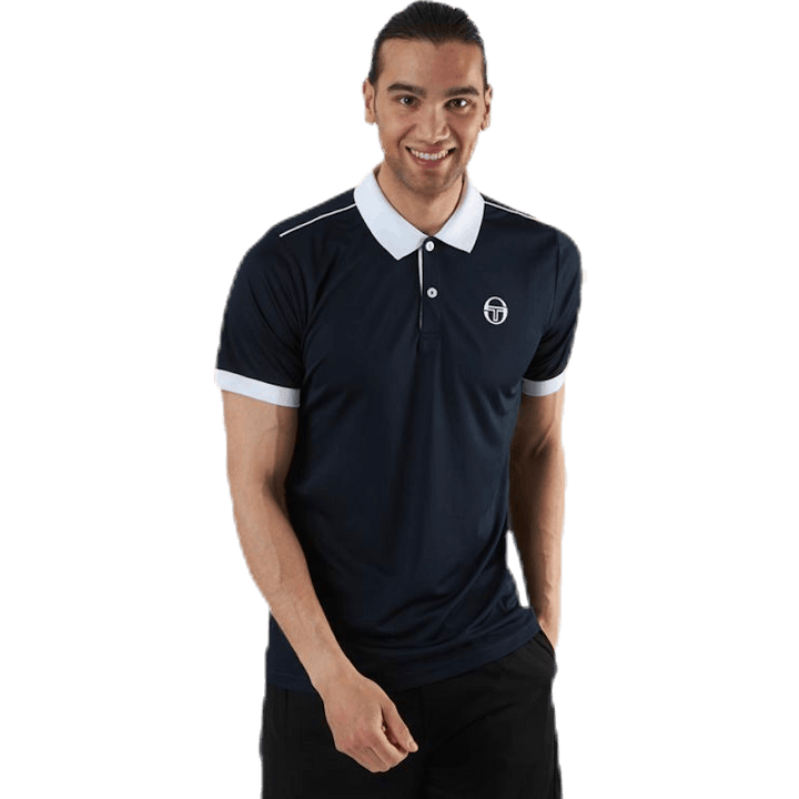 Club Tech Polo Sininen/Valkoinen