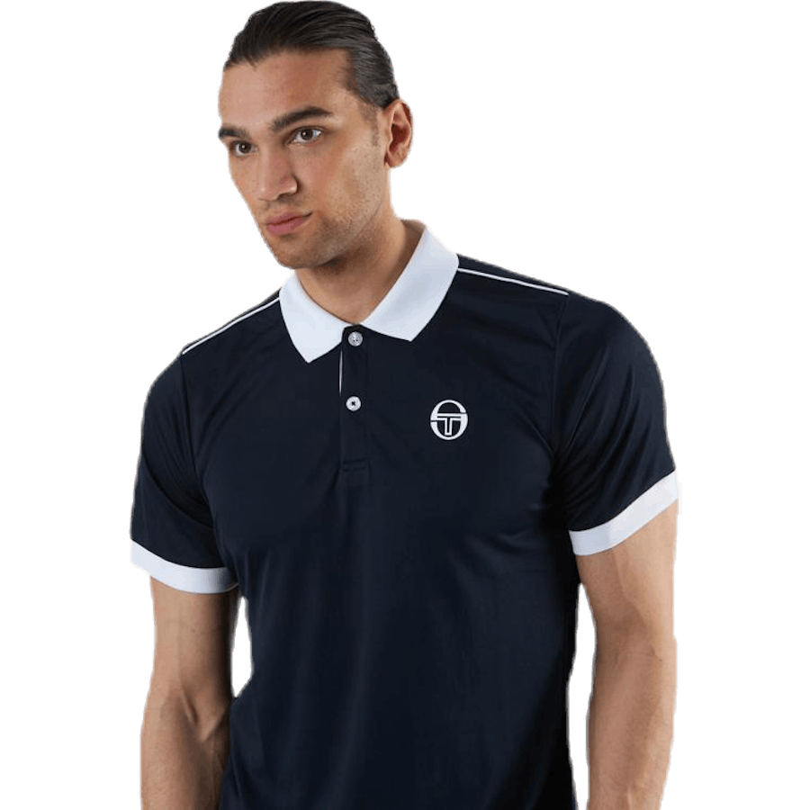 Club Tech Polo Sininen/Valkoinen