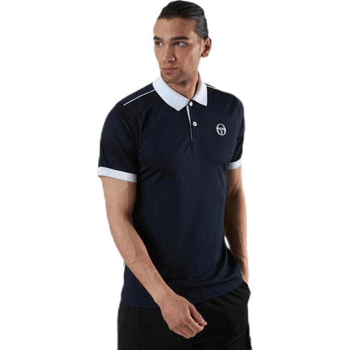 Club Tech Polo Sininen/Valkoinen
