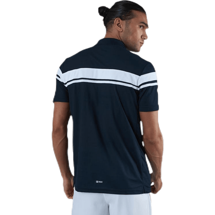 Young Line Pro Polo Blau/Weiß