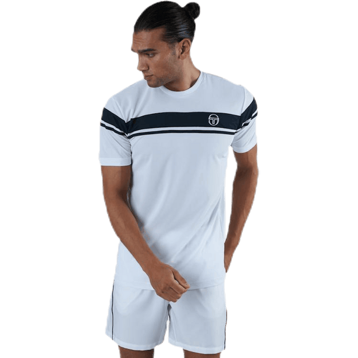 Young Line Pro T-shirt Blau/Weiß