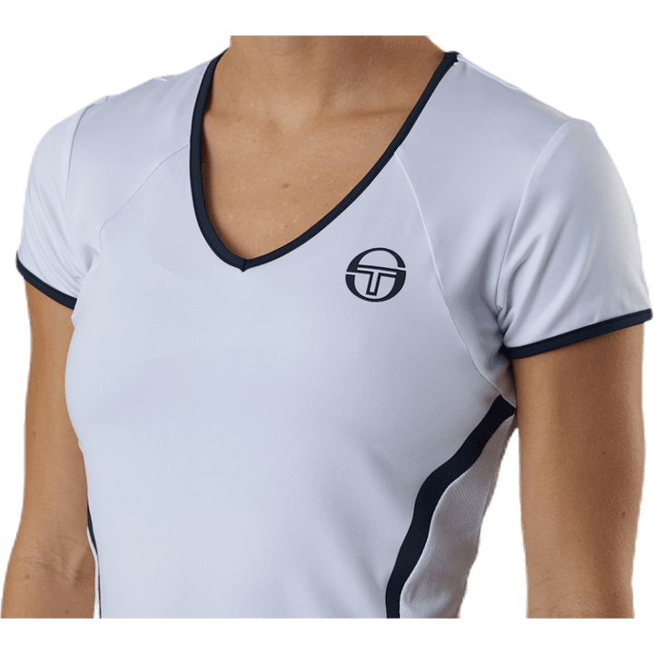 Eva T-Shirt Blau/Weiß