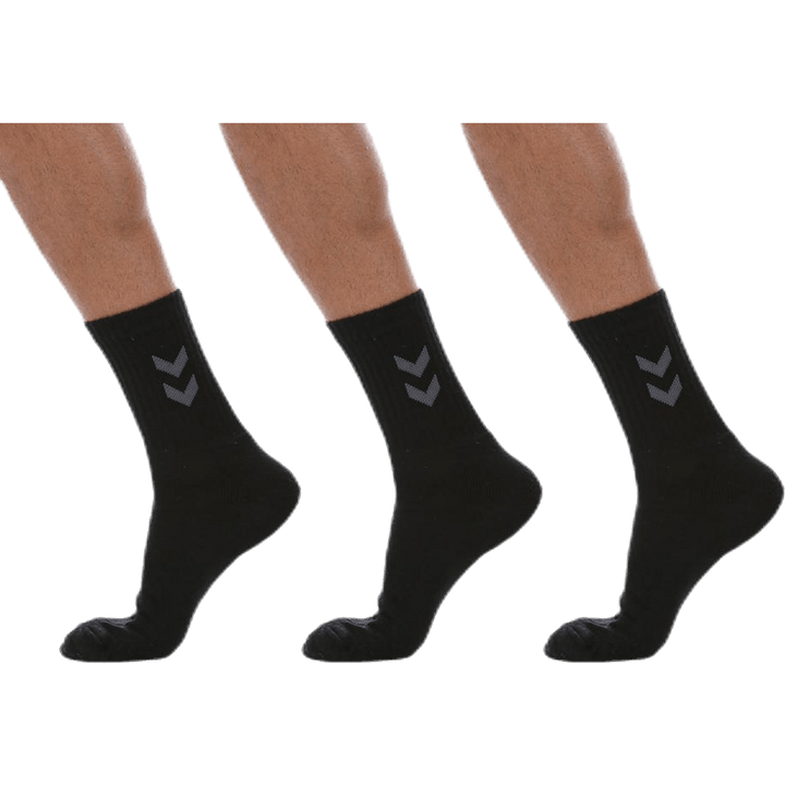 3-pakning Basic Sock Svart
