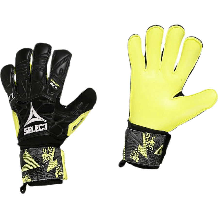 GK Hanskat 77 Super Grip Hyla Cut Musta/Keltainen