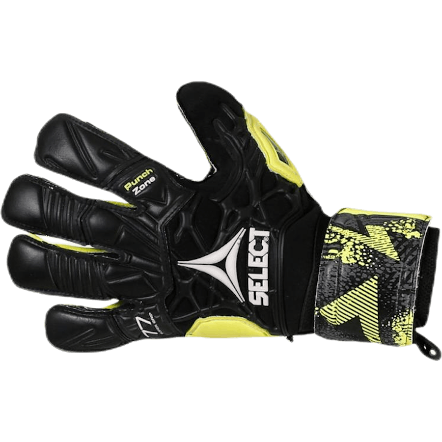 GK Hanskat 77 Super Grip Hyla Cut Musta/Keltainen