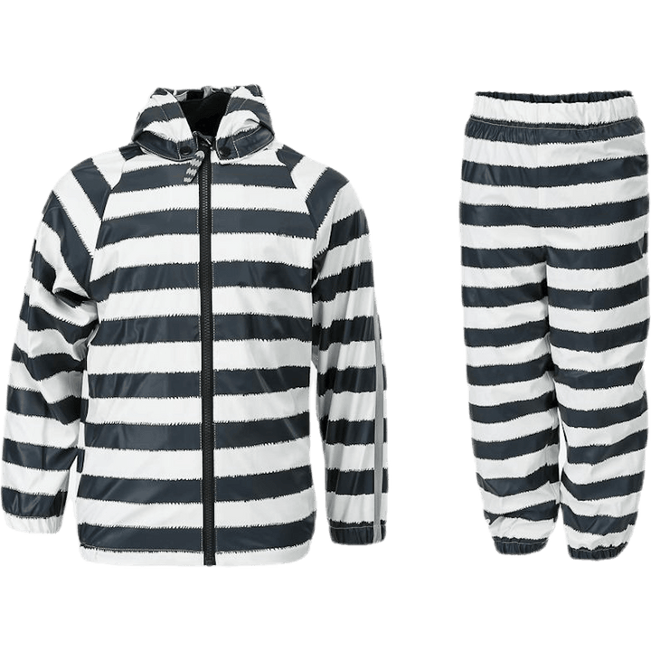 Ensemble de pluie polaire Gary blanc/noir