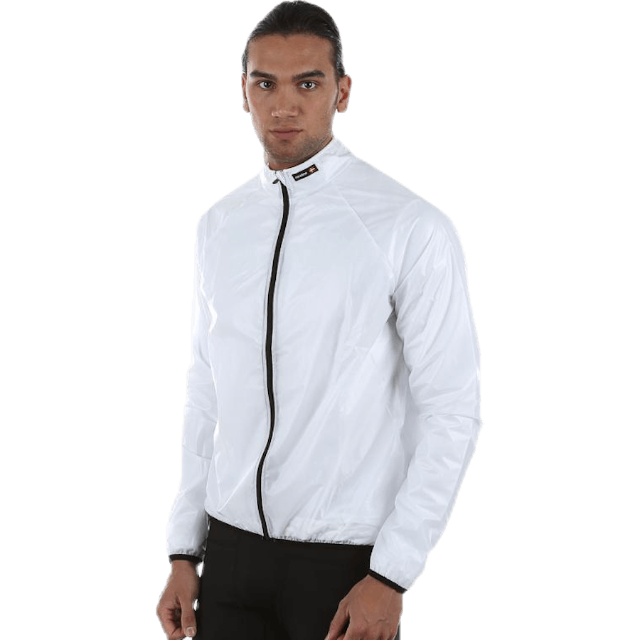 Veste de pluie pour vélo blanche