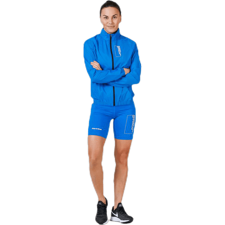 Giacca da ginnastica nera Blu