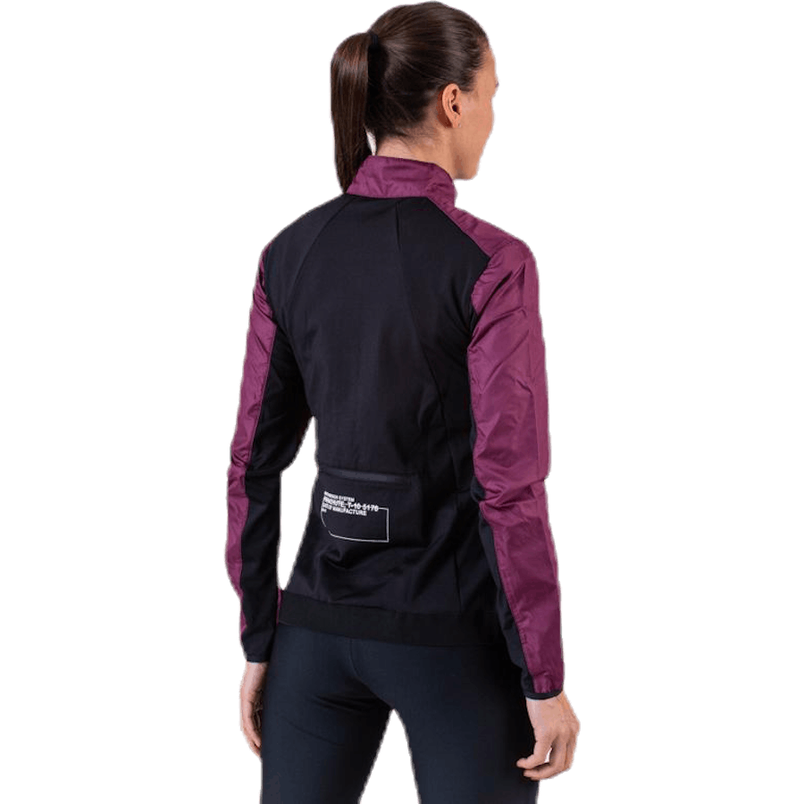 Veste croisée violette/grise