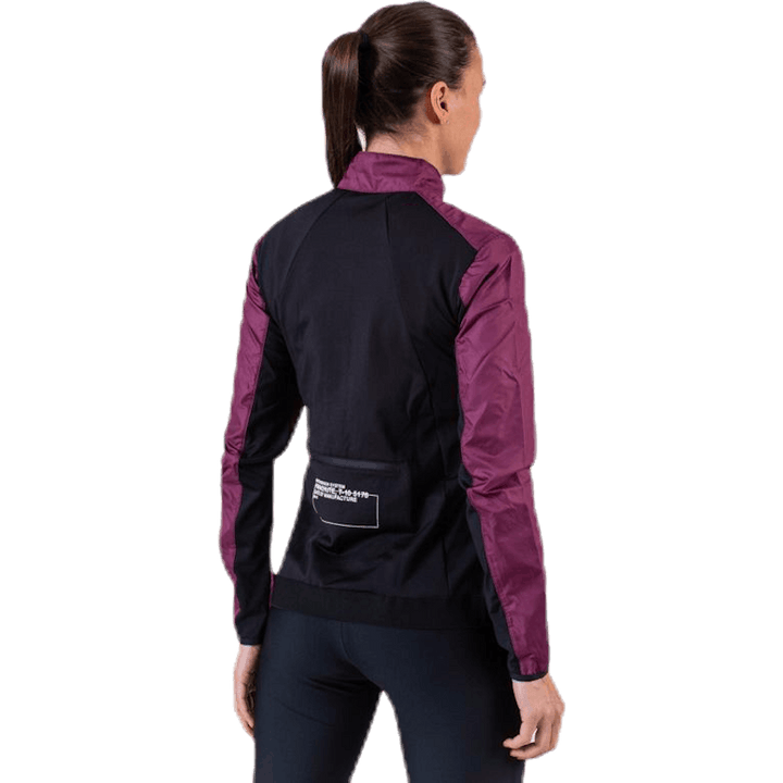 Veste croisée violette/grise