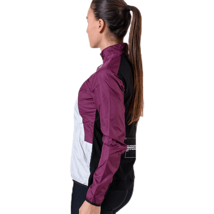 Veste croisée violette/grise