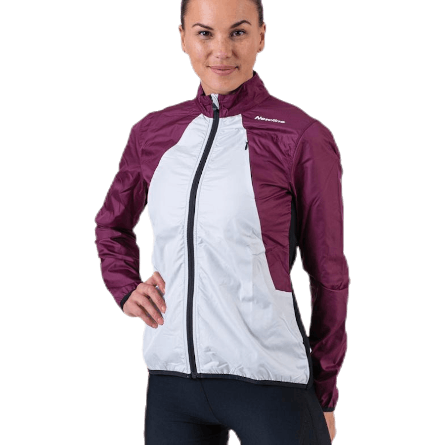 Veste croisée violette/grise