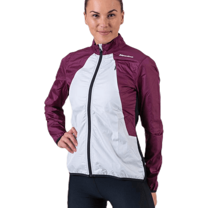 Veste croisée violette/grise