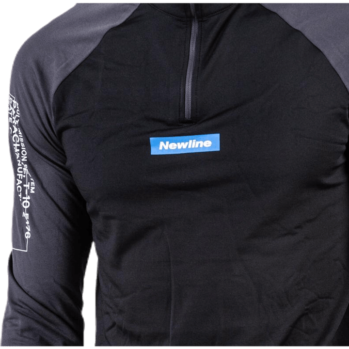 Warm Zip krekliņš melns/pelēks