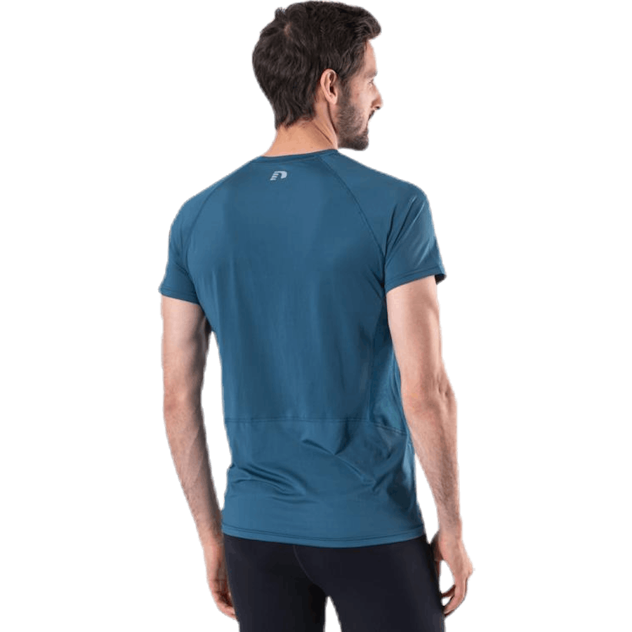 Maglietta da corsa blu
