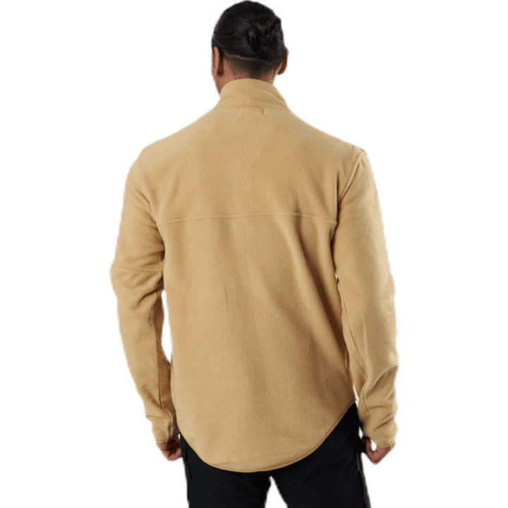 Perdirbto poliesterio megztinis Beige