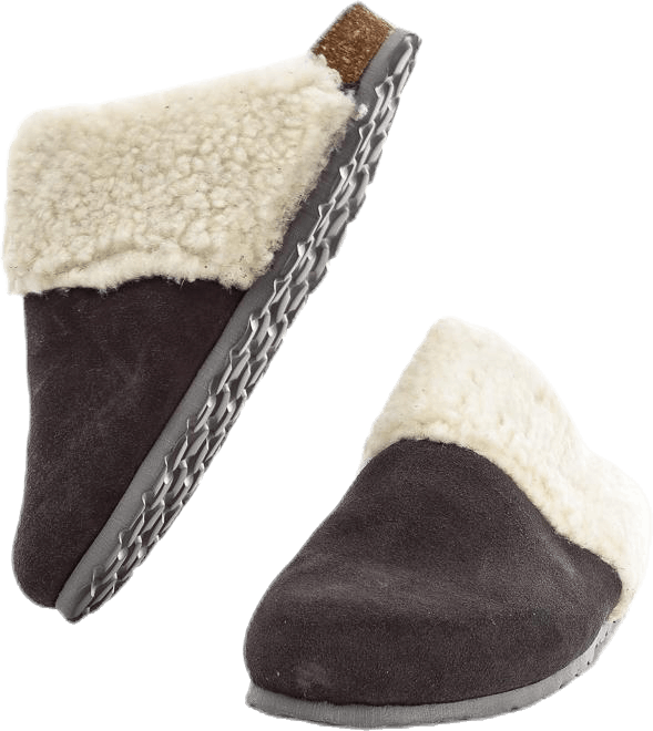 Flauschiges Wildleder Grau