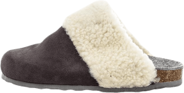 Flauschiges Wildleder Grau