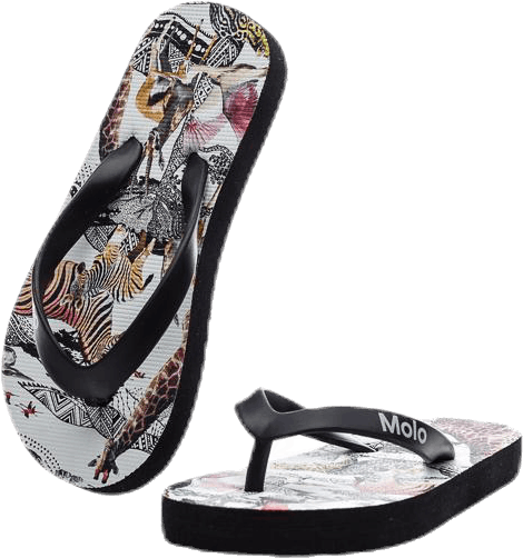 Tongs Zeppo Blanc/Noir