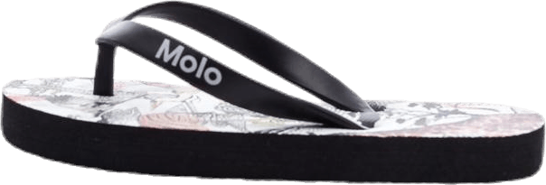 Tongs Zeppo Blanc/Noir