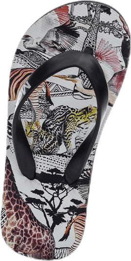 Tongs Zeppo Blanc/Noir