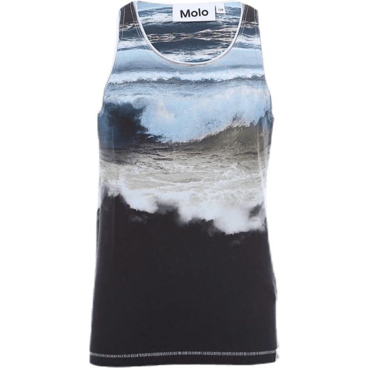 Ronoy Tanktop Gemustert/Grau