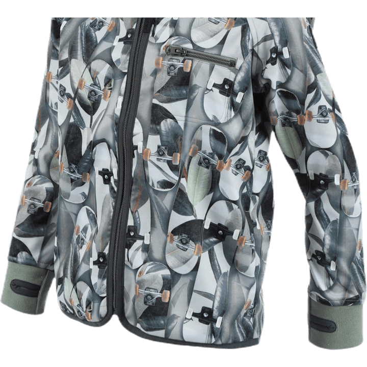 Chaqueta Softshell Ulas Estampada/Verde