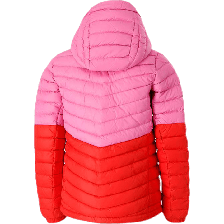 Junior Frost Blocked Down Hood Rosa/Rot