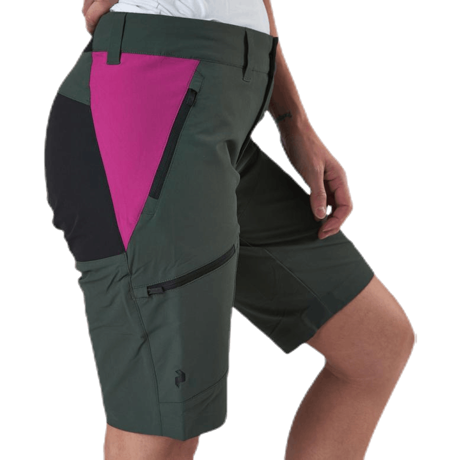 Light SS Carbon Shorts Pink/Green